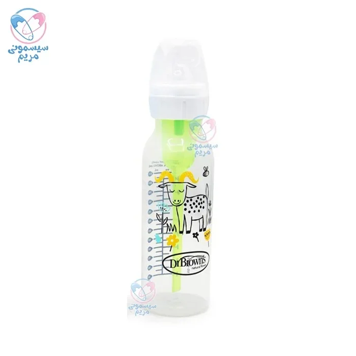 شیشه شیر 250 میل طلقی دکتر براون بز Dr.Brown’s 81107