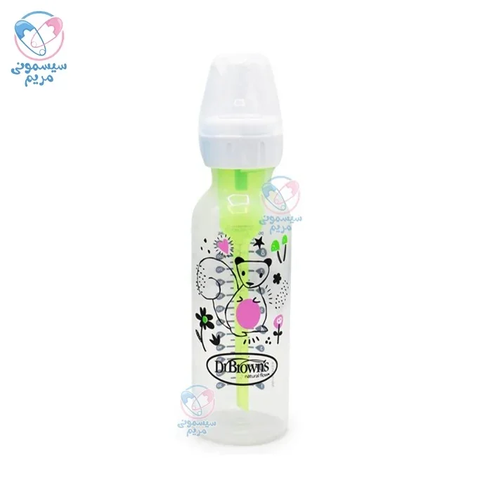 شیشه شیر 250 میل طلقی دکتر براون سنجاب Dr.Brown’s 81108
