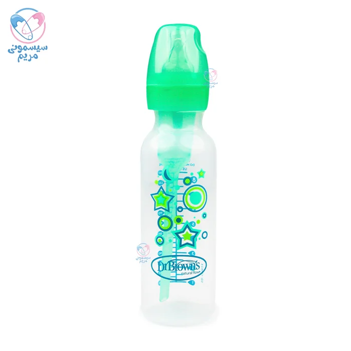 شیشه شیر 250 میلی لیتر طلقی با جعبه دکتر براونز ستاره Dr.Brown’s 81603